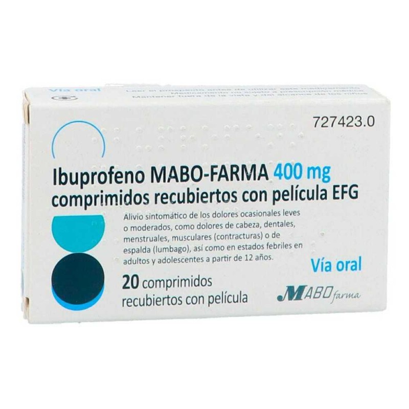 IBUPROFENO MABO-FARMA EFG 400 MG 20 COMPRIMIDOS