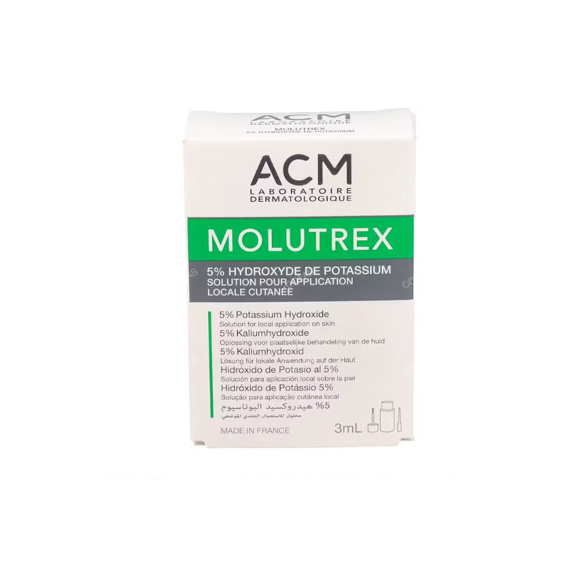 MOLUTREX SOLUCION FRASCO APLICADOR 3 ML|moluscum contagioso