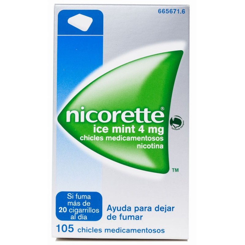 NICORETTE ICE MINT 4 MG 105 CHICLES