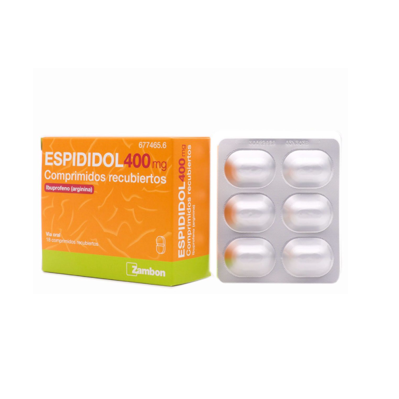 ESPIDIDOL 400 MG 18 COMPRIMIDOS RECUBIERTOS